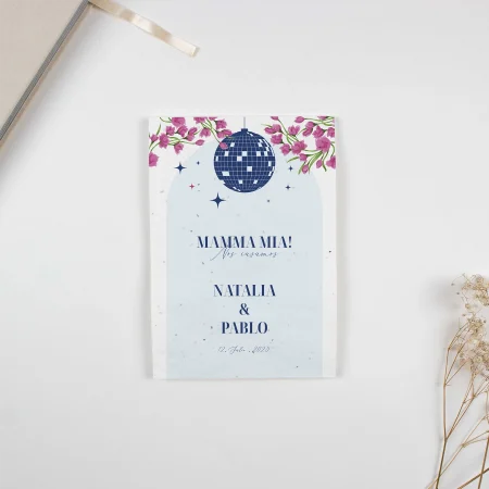 invitación mamma mia